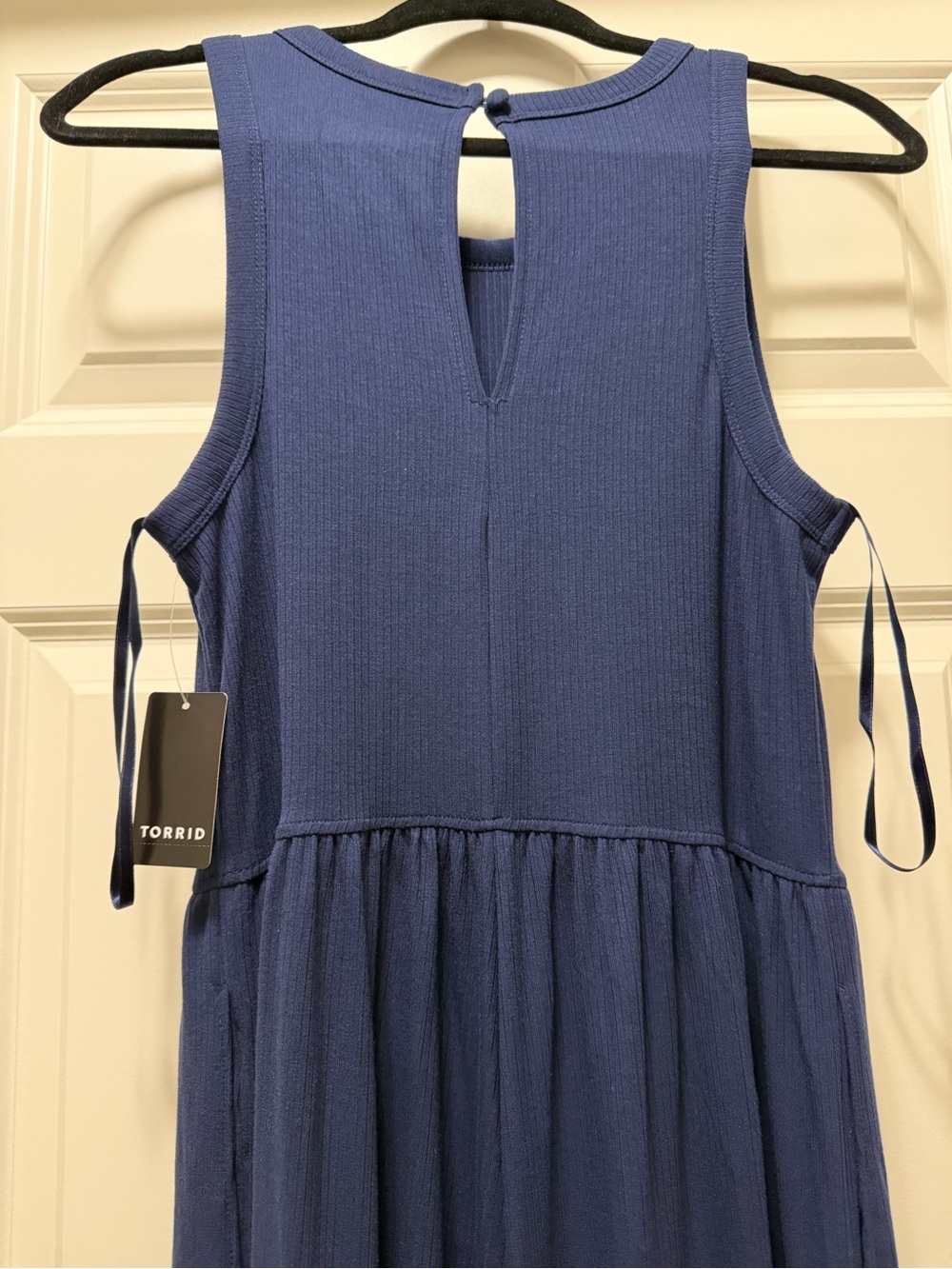 NWT Torrid super soft high neck ribbed jumpsuit. Size 00 (10) - Picture 4 of 10